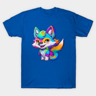 Colorful Wolf Magic T-Shirt